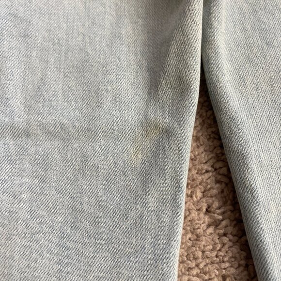 Lucky Brand Jeans Women 4/27 Blue Light Wash Lucky Pins Straight Leg Snap Hem - Picture 8 of 8